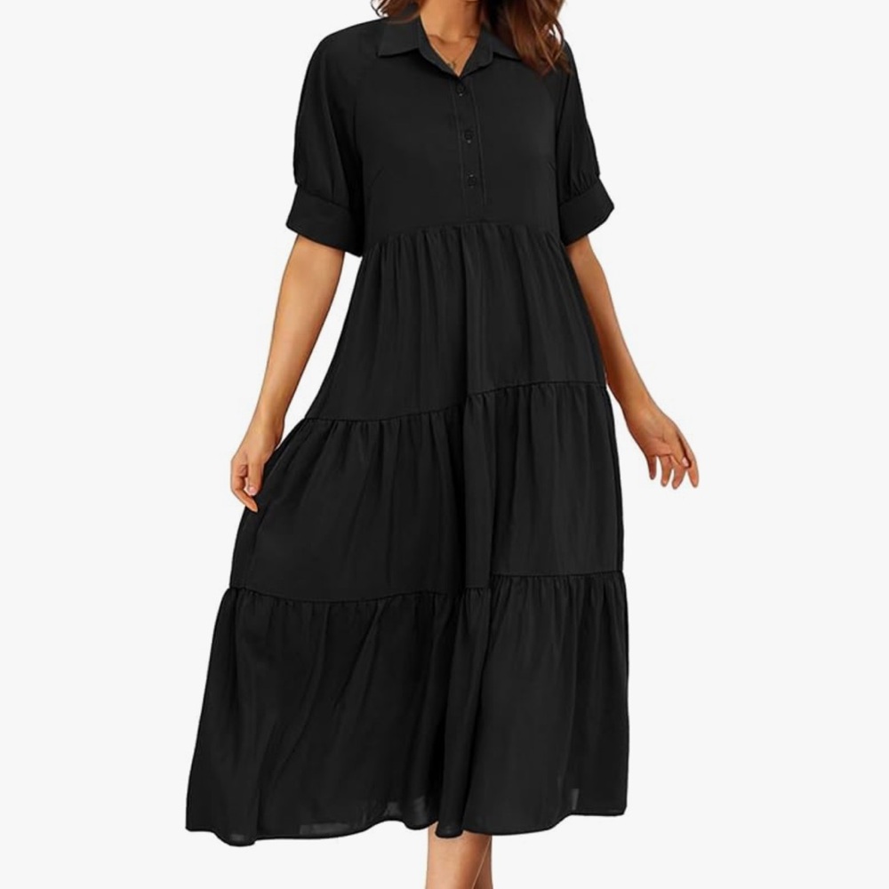 Elegant Black Maxi Dress